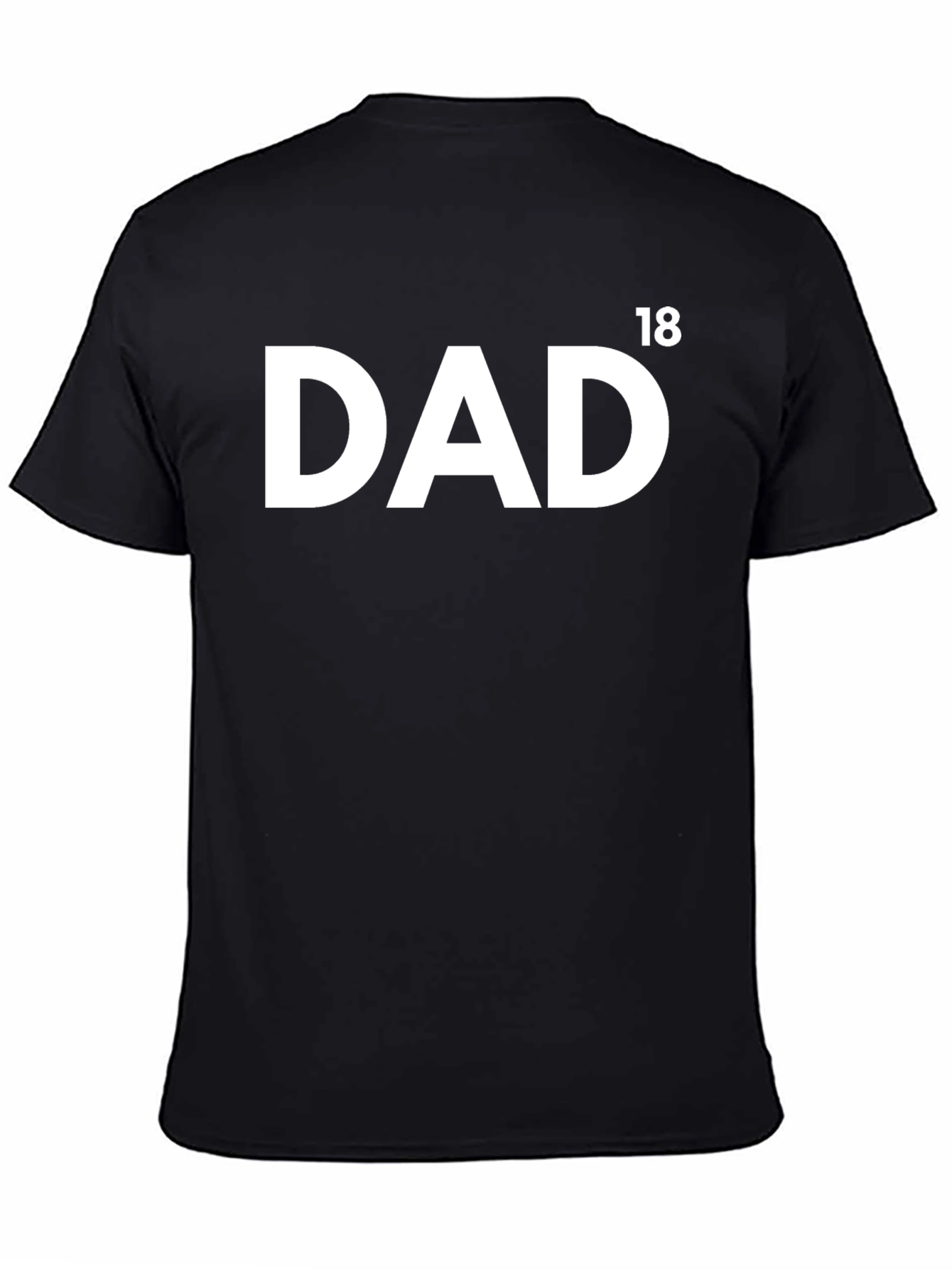 Dad Est 2018 Black Tee