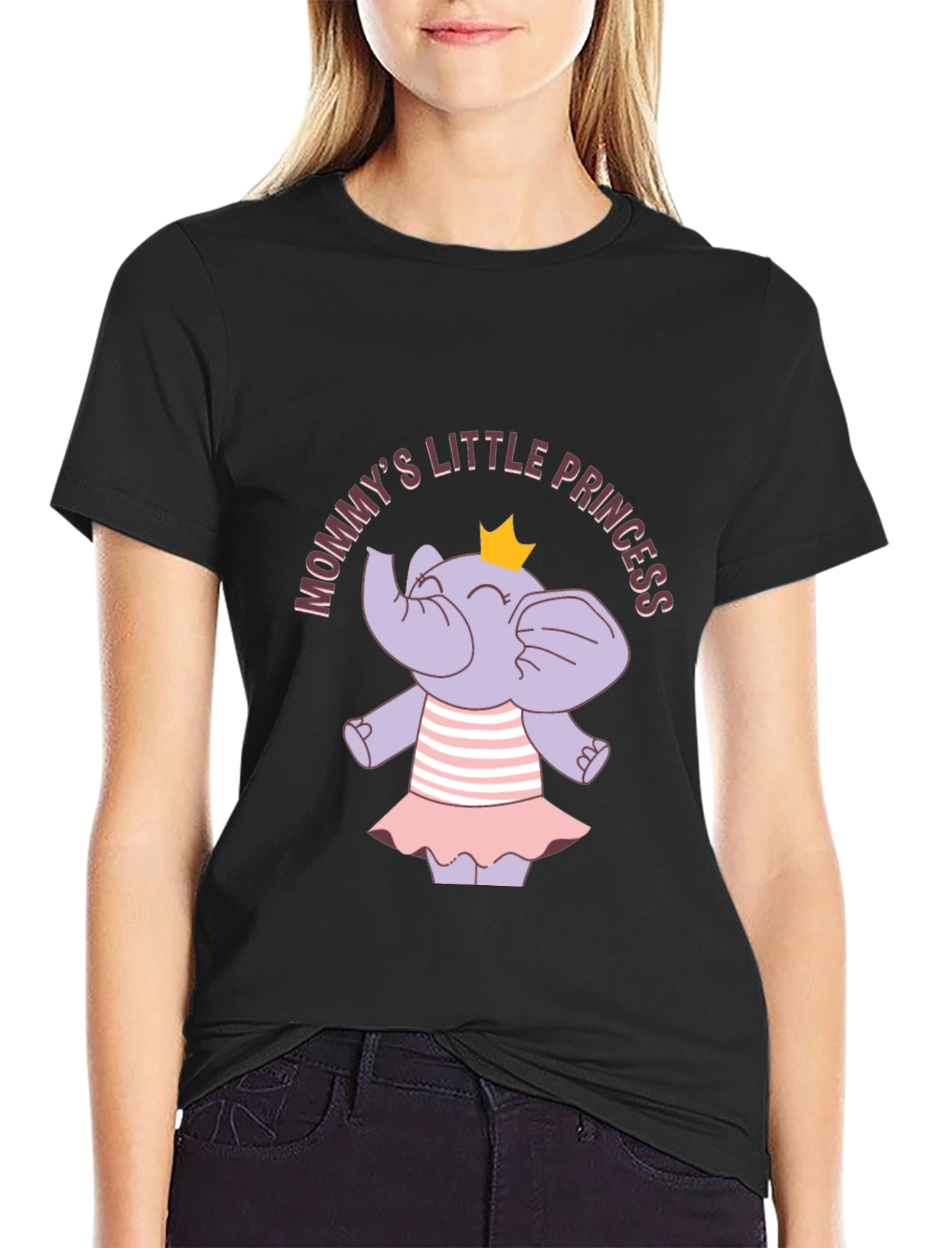 Mommys Little Princess Elephant T-Shirt