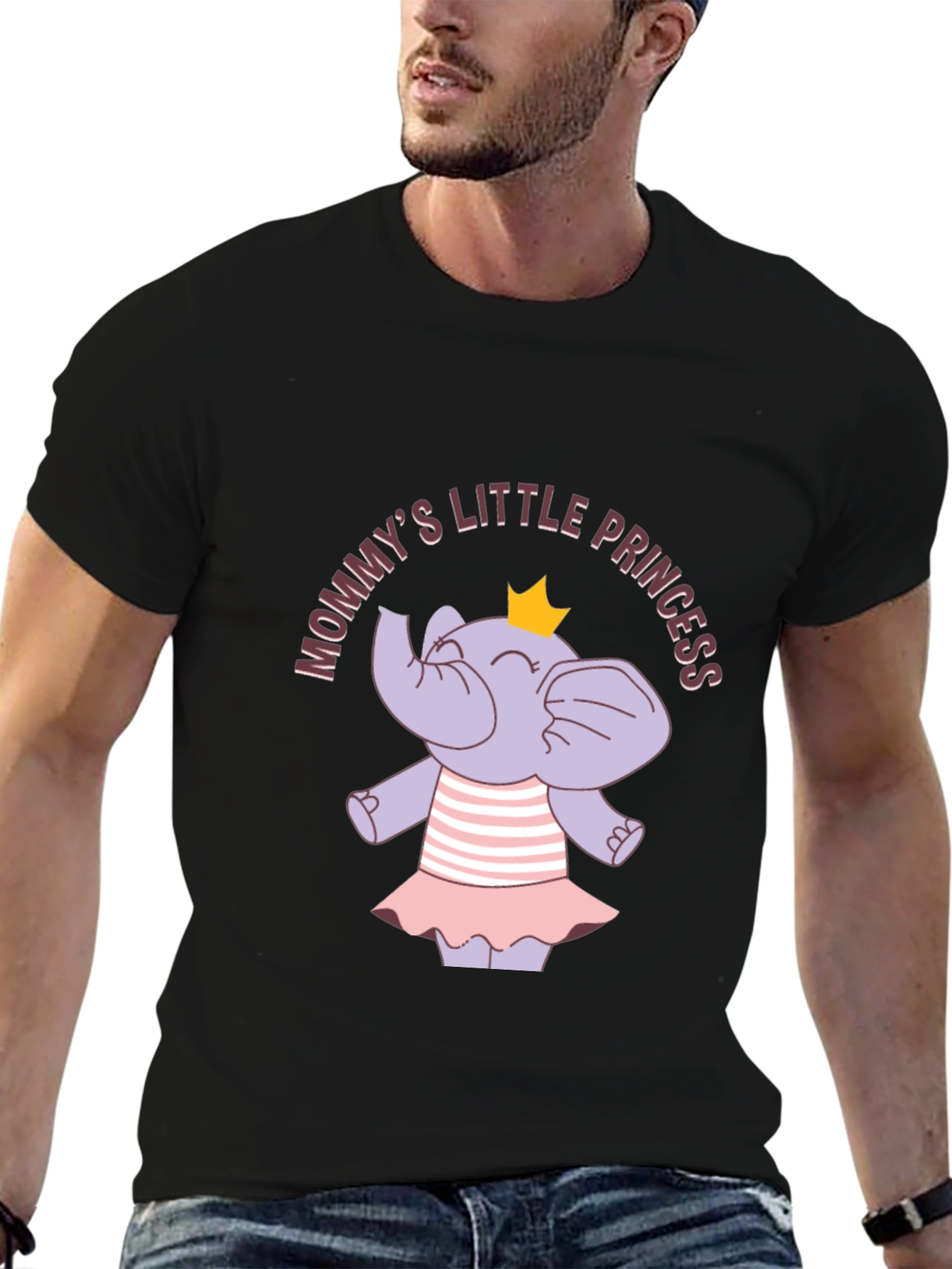 Mommys Little Princess Elephant T-Shirt