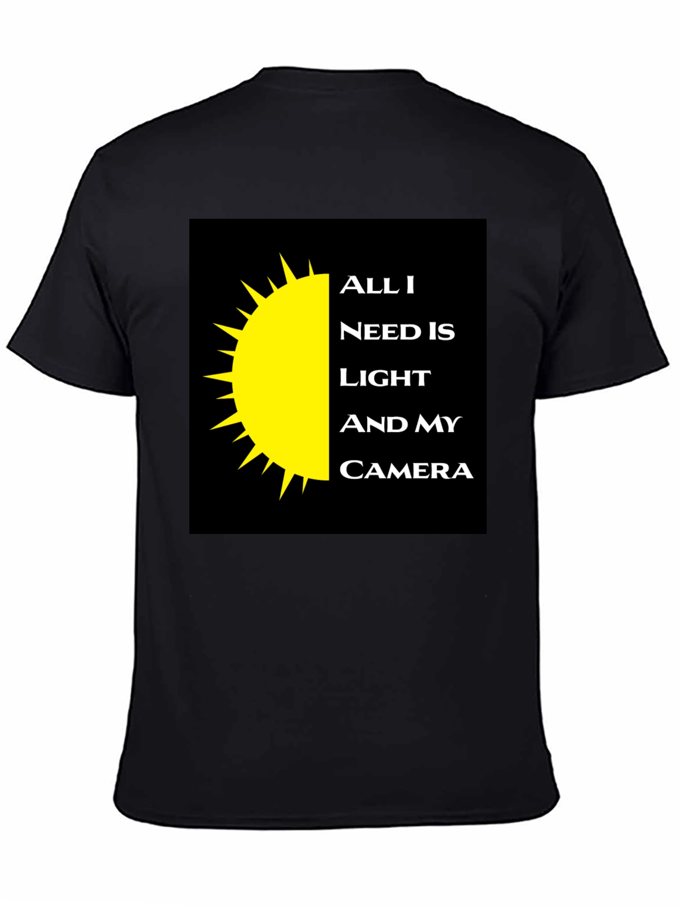 Photographers Tee: Light and Camera Shirt