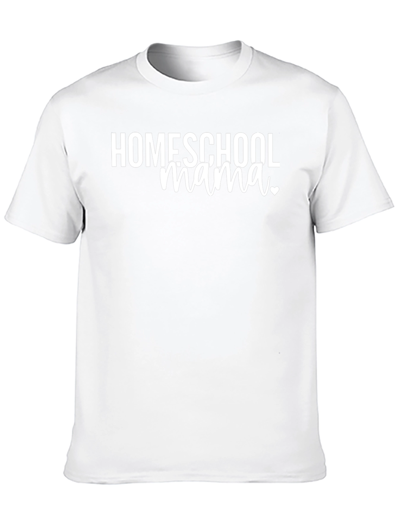 Homeschool Mama Graphic Tee - Black Cotton Shirt