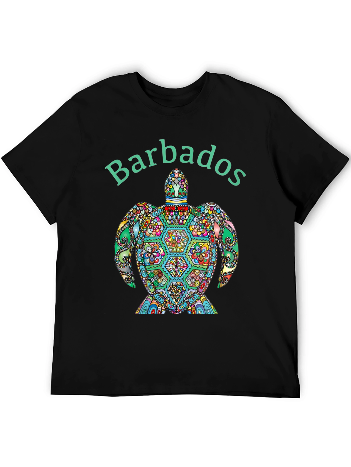 Barbados Turtle Graphic Tee - Island Style T-Shirt