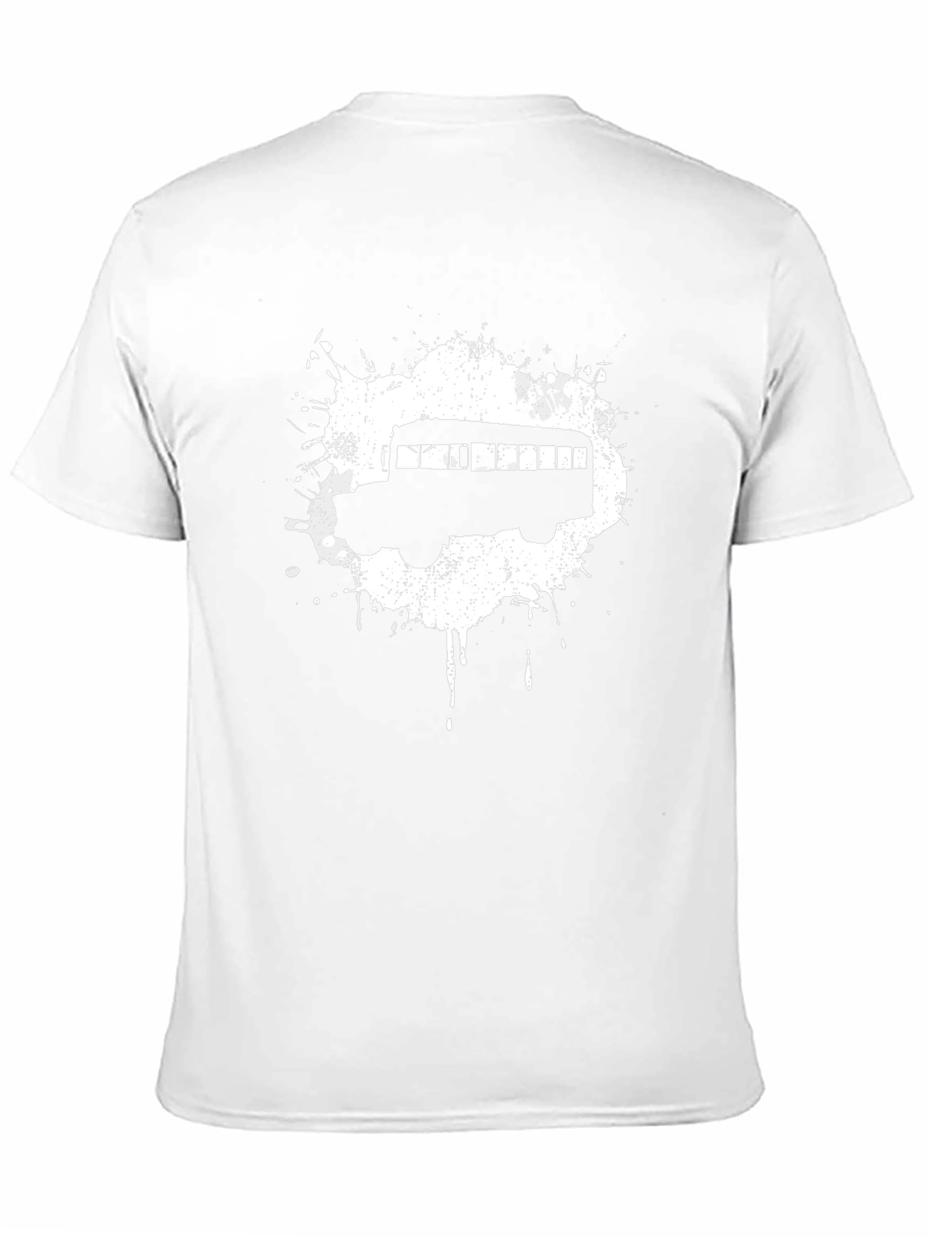 Cool Black Bus Graphic T-Shirt
