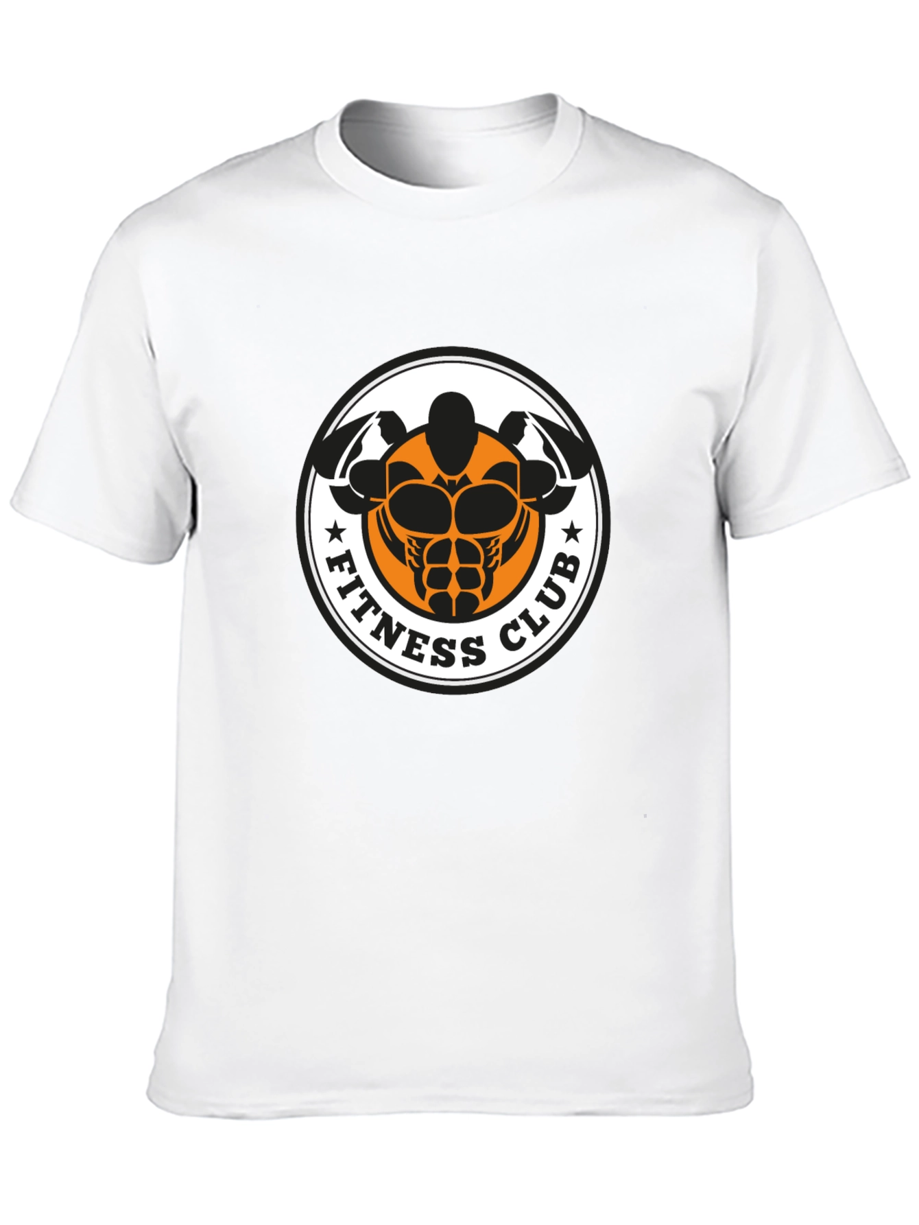 Black Fitness Club Graphic T-Shirt