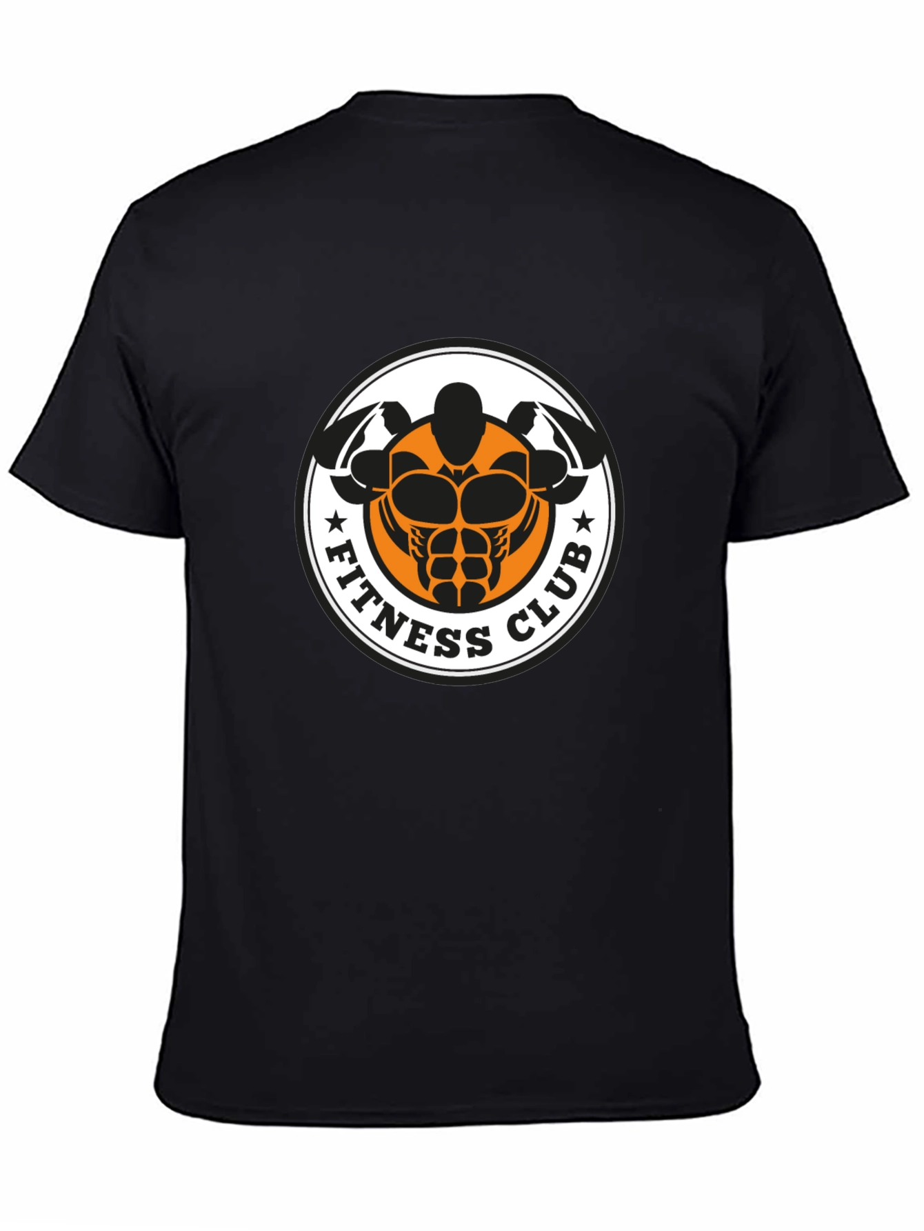Black Fitness Club Graphic T-Shirt