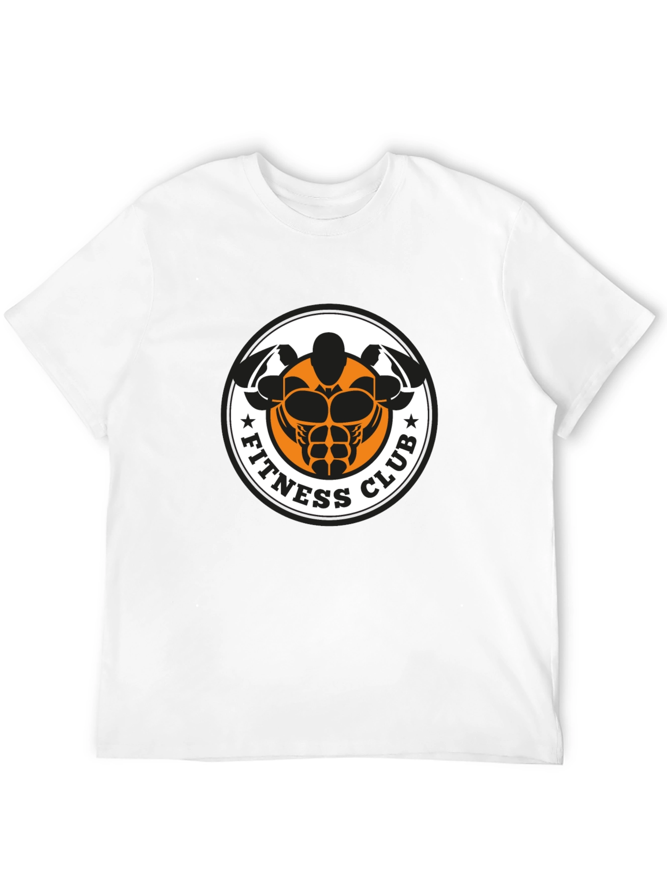 Black Fitness Club Graphic T-Shirt