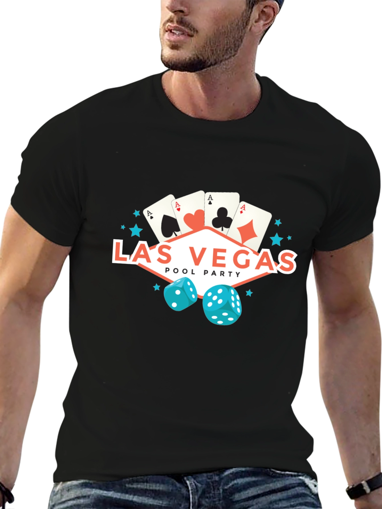 Las Vegas Pool Party Graphic Tee