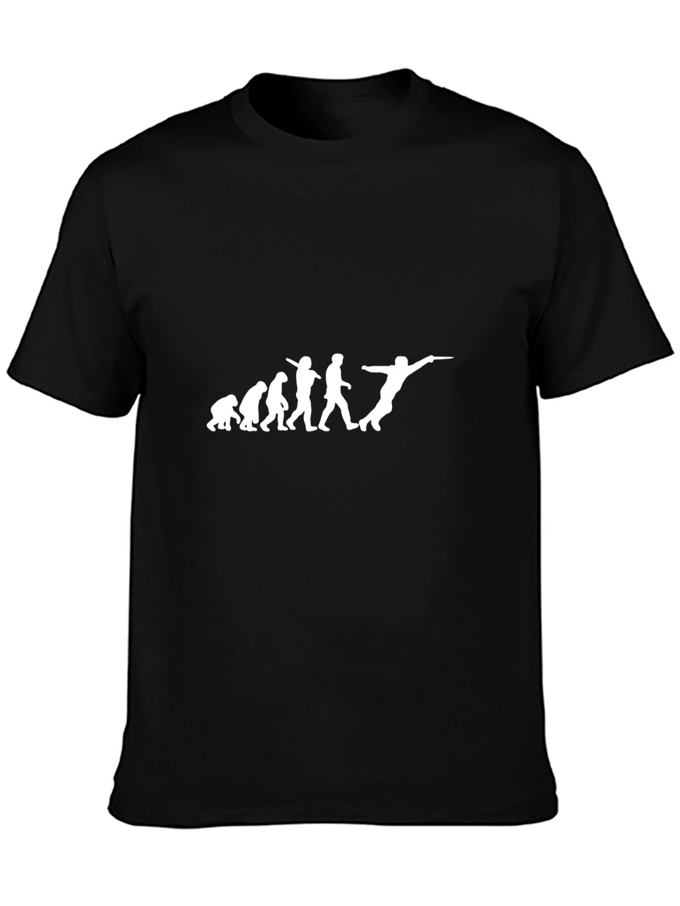 Evolution Ultimate Frisbee T-Shirt - Black