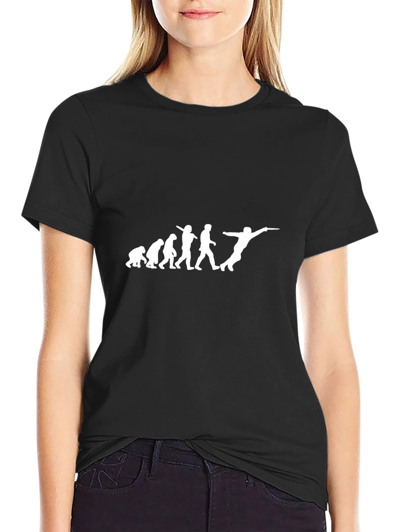 Evolution Ultimate Frisbee T-Shirt - Black