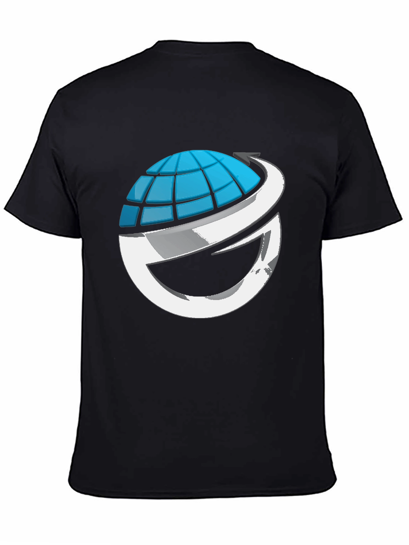 Global Vision Graphic Tee - Black Cotton Blend
