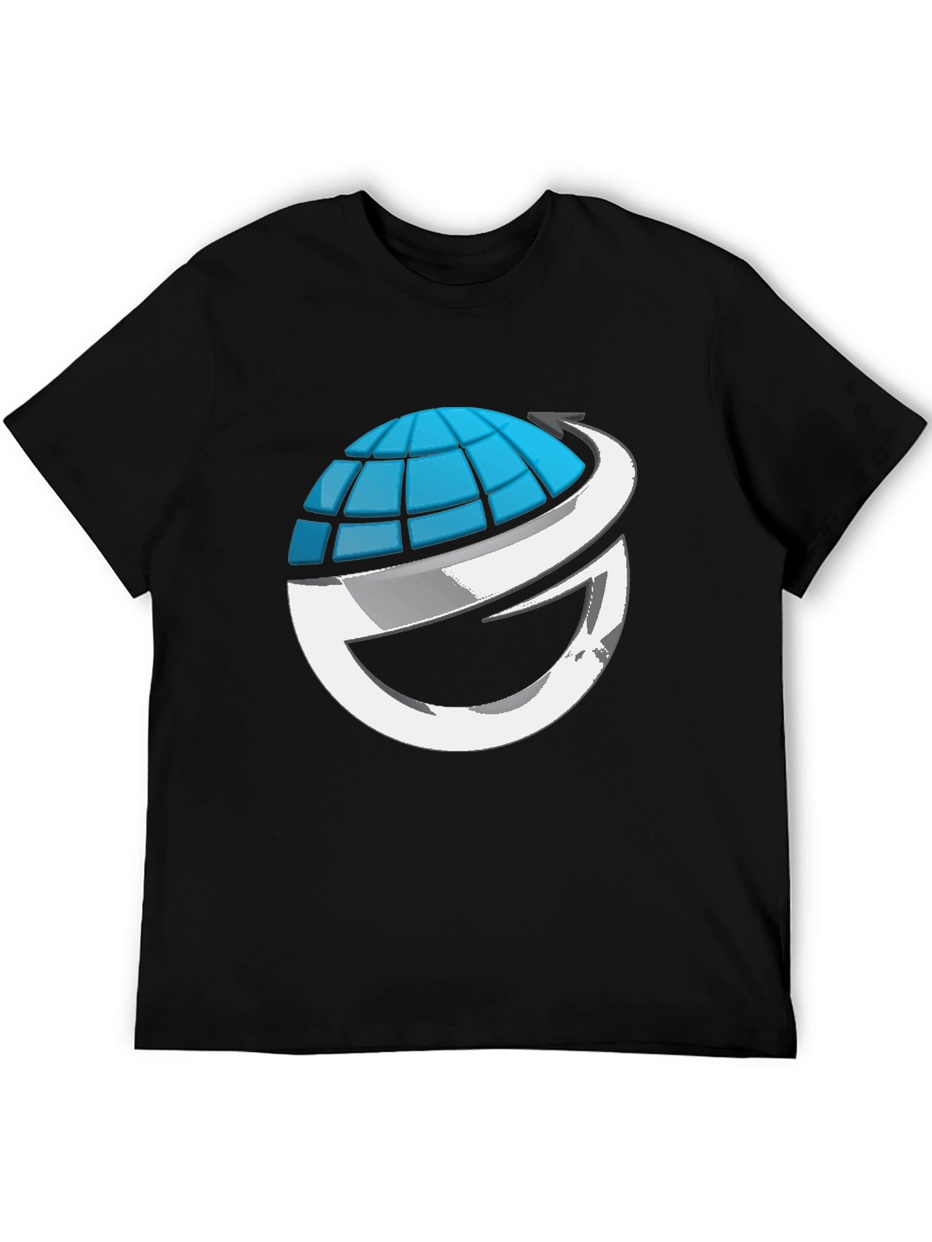 Global Vision Graphic Tee - Black Cotton Blend