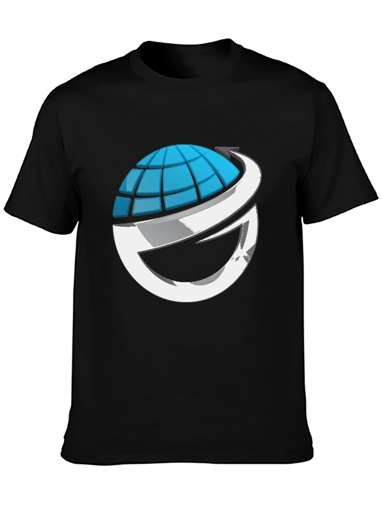 Global Vision Graphic Tee - Black Cotton Blend