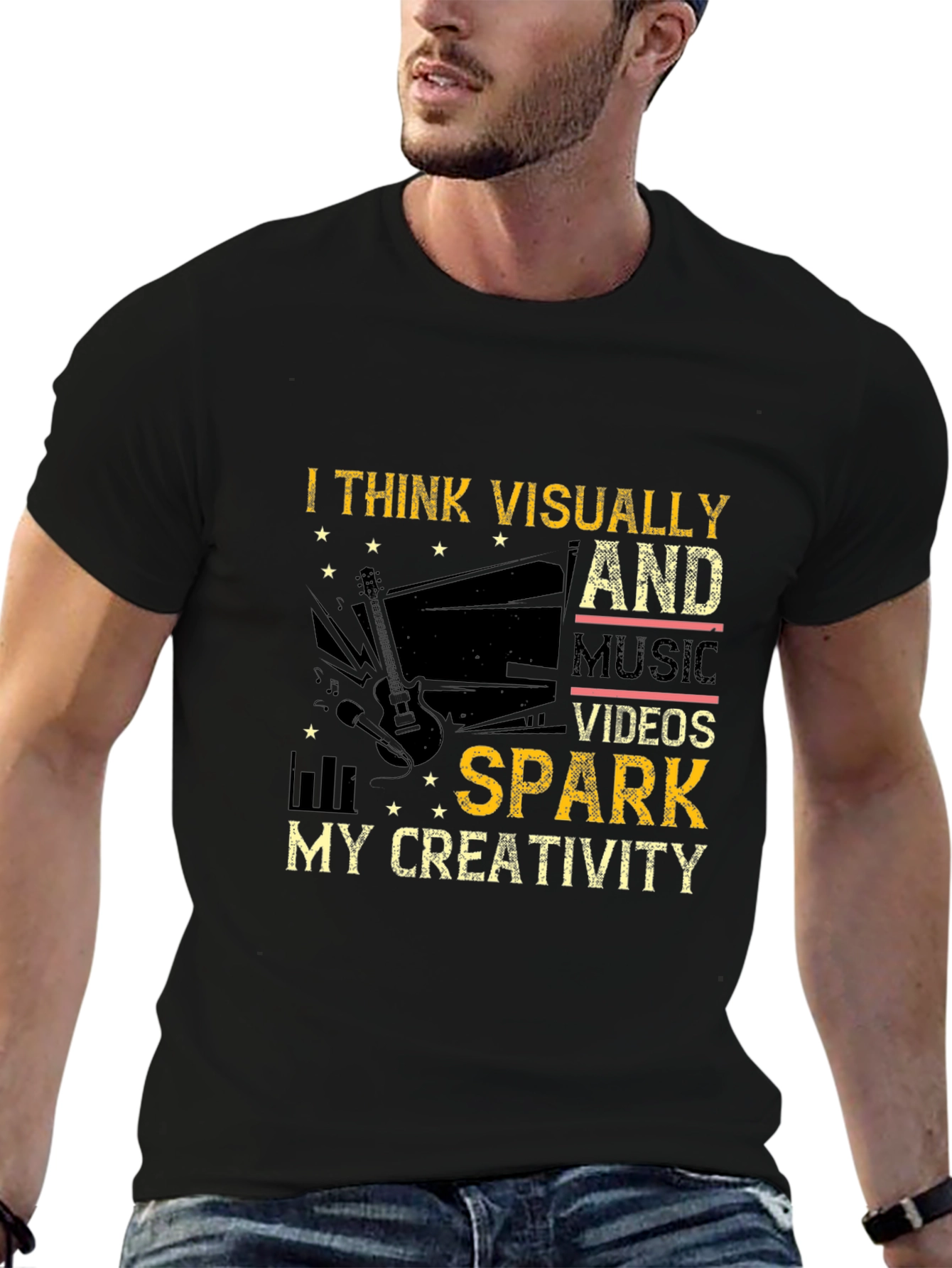 Visually Inspired Graphic T-Shirt