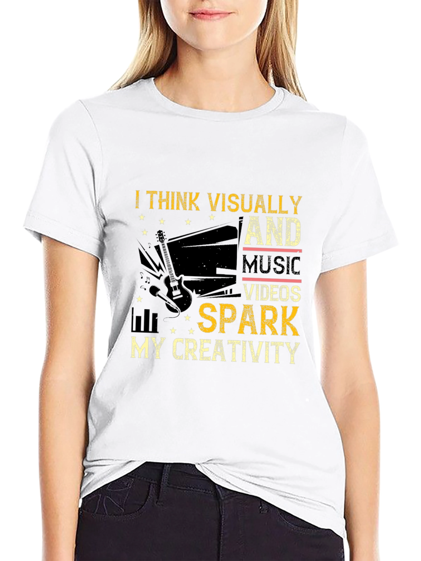 Visually Inspired Graphic T-Shirt