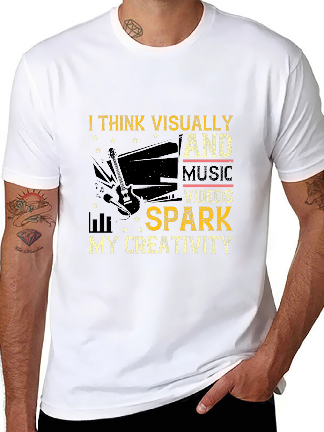 Visually Inspired Graphic T-Shirt