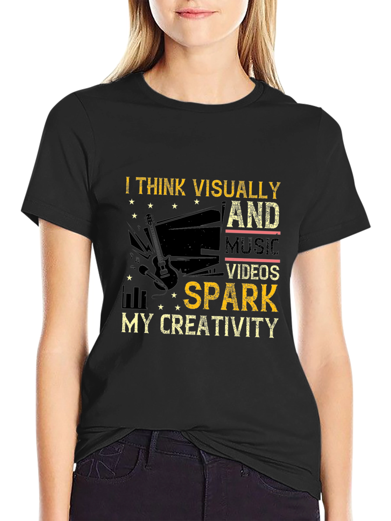 Visually Inspired Graphic T-Shirt