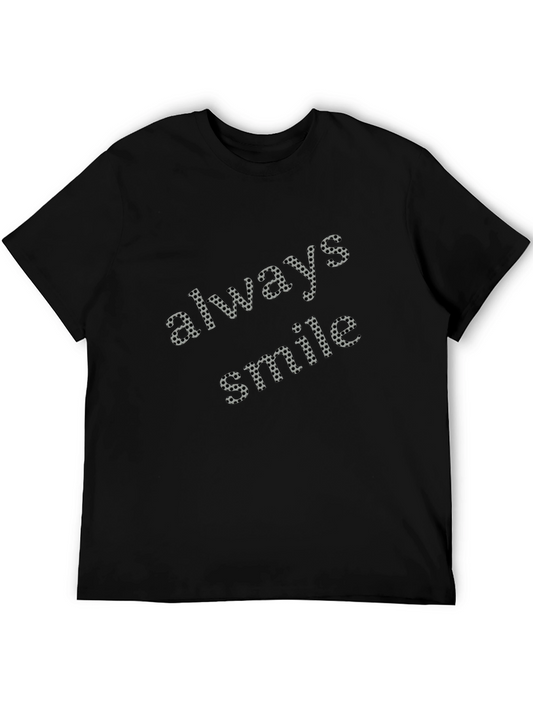 Always Smile Graphic Tee - Stylish Casual Wear