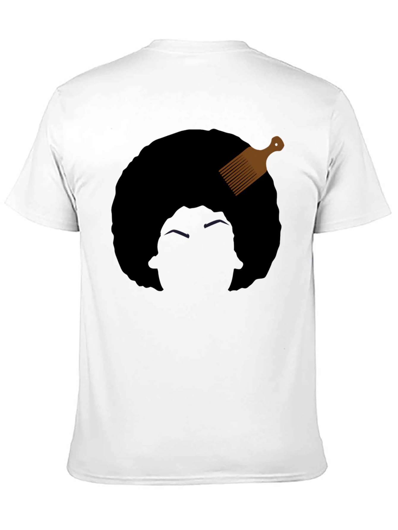 Afro Pick Graphic Tee - Black
