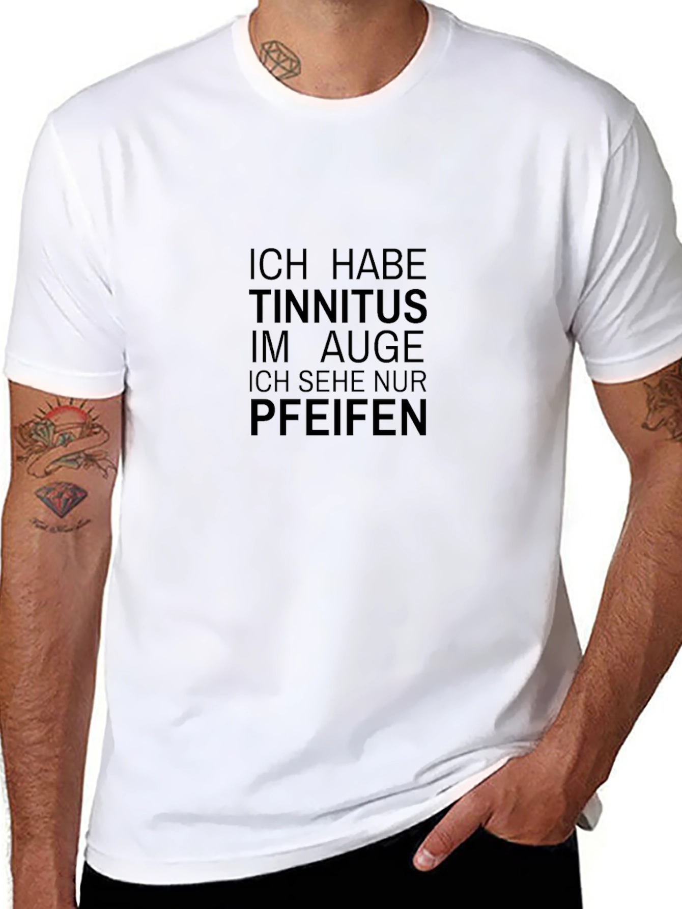 Tinnitus Humor Graphic T-Shirt