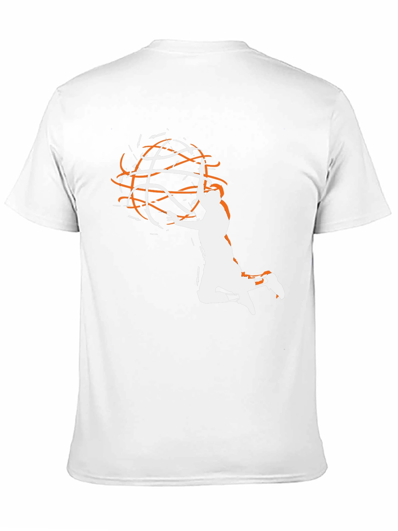Basketball Graphic Tee - Black Cotton Blend