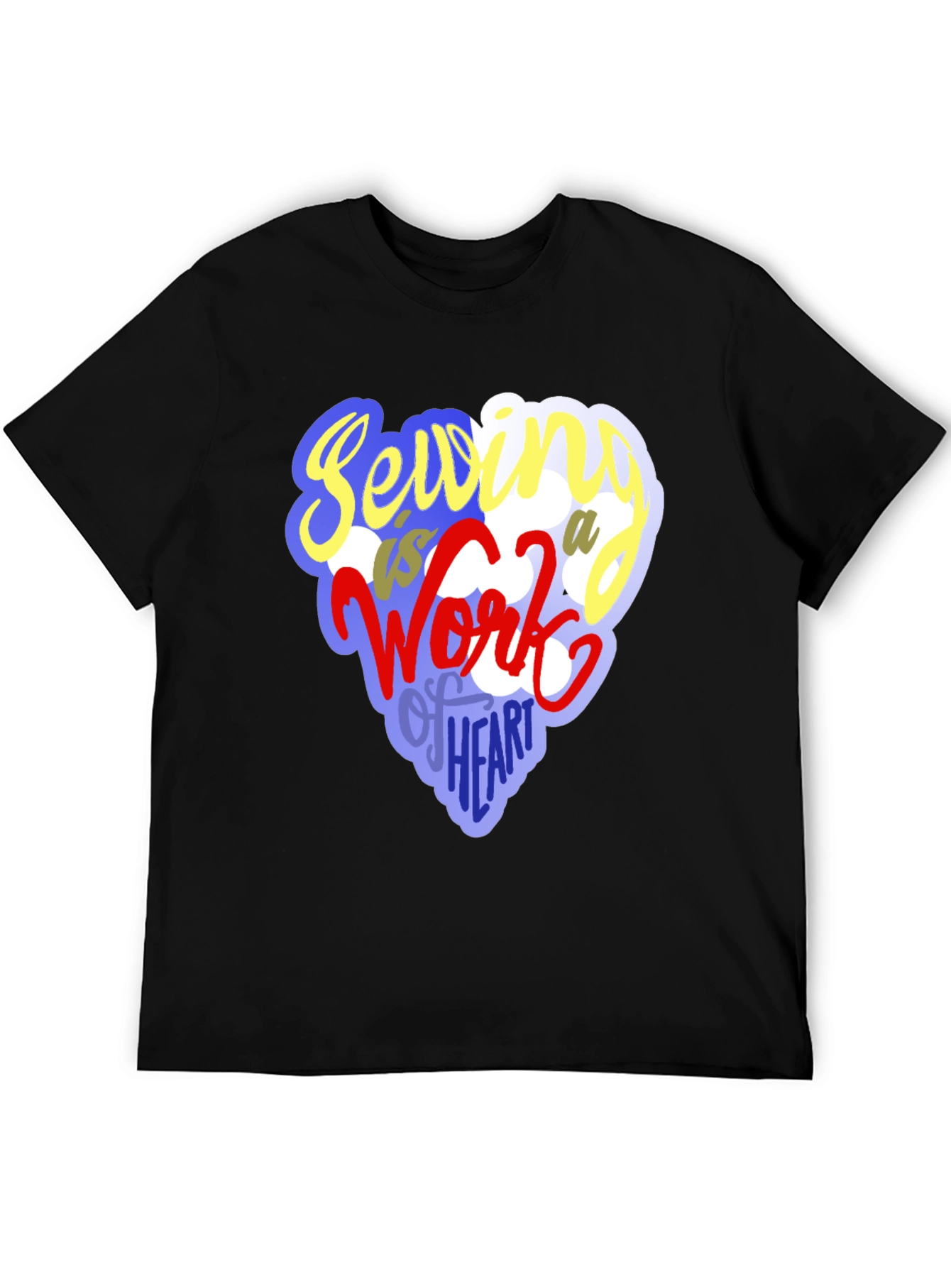 Sewing Heart T-Shirt - Unique Crafting Design