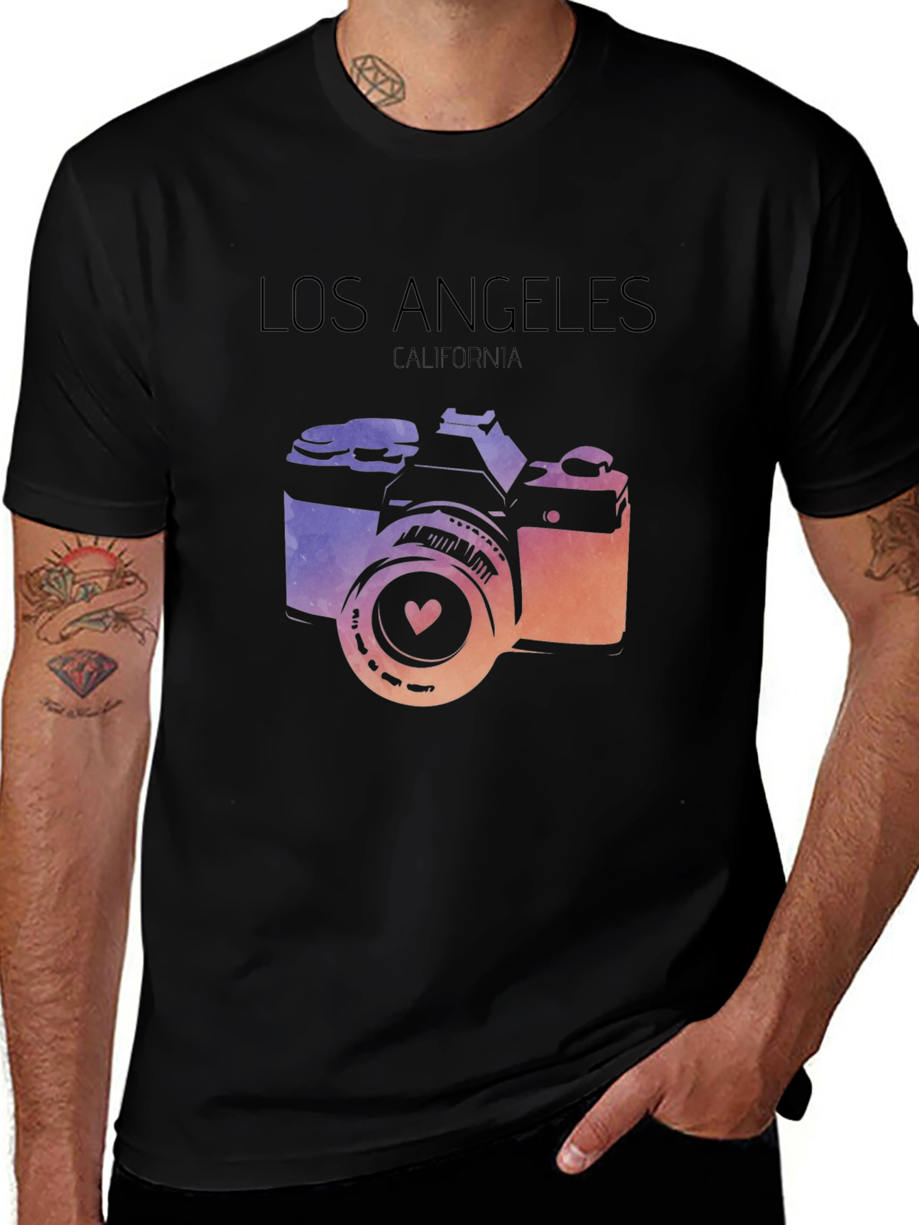 Los Angeles Camera Graphic Tee
