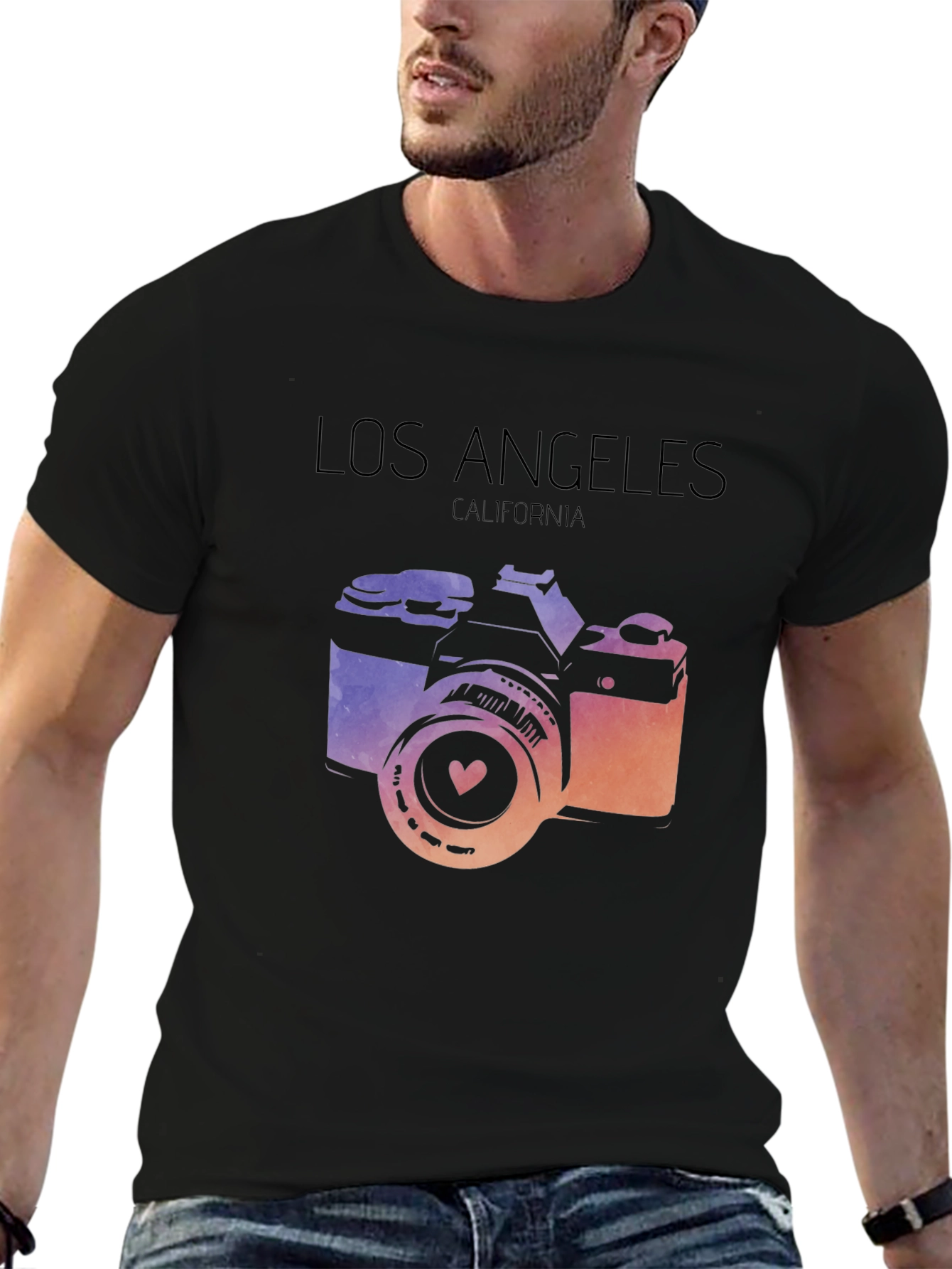 Los Angeles Camera Graphic Tee
