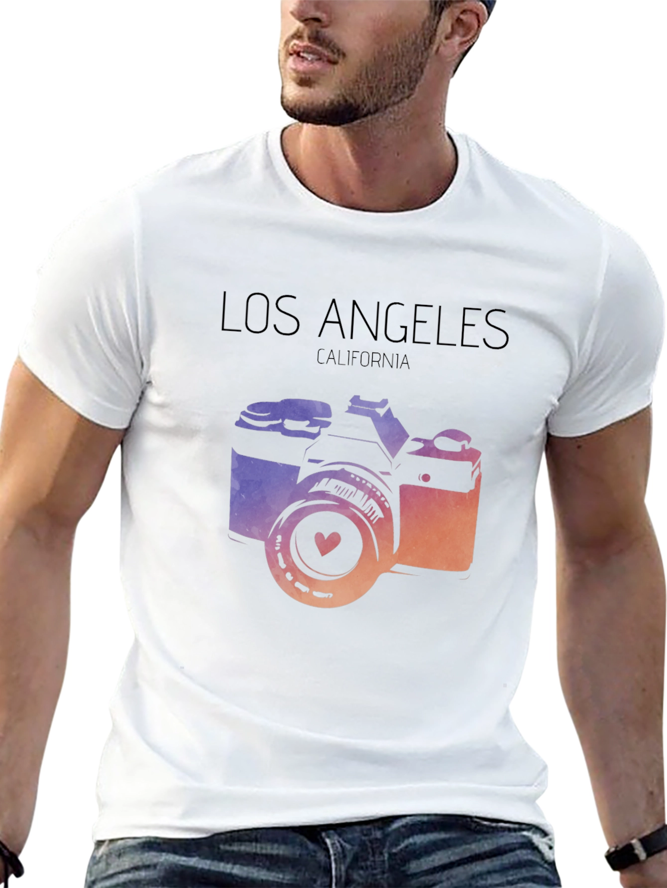 Los Angeles Camera Graphic Tee