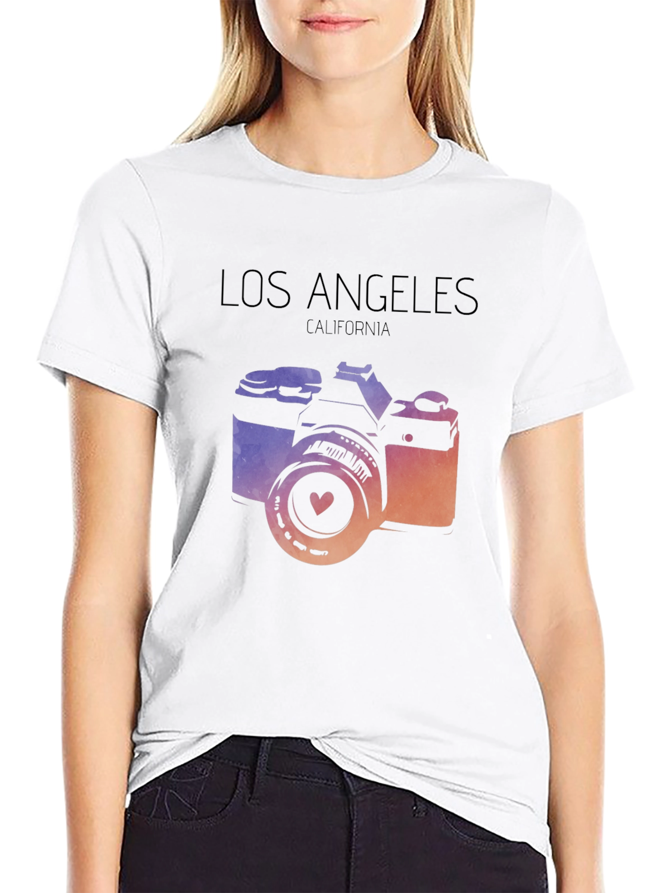 Los Angeles Camera Graphic Tee