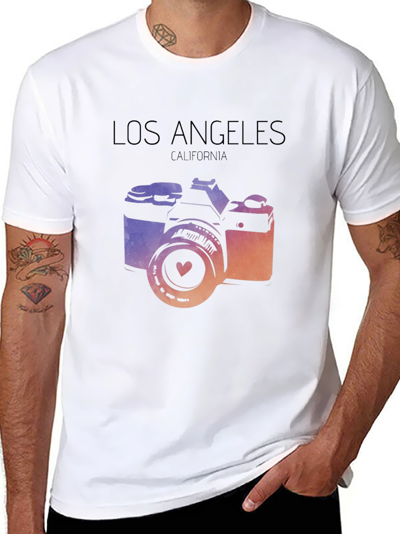 Los Angeles Camera Graphic Tee
