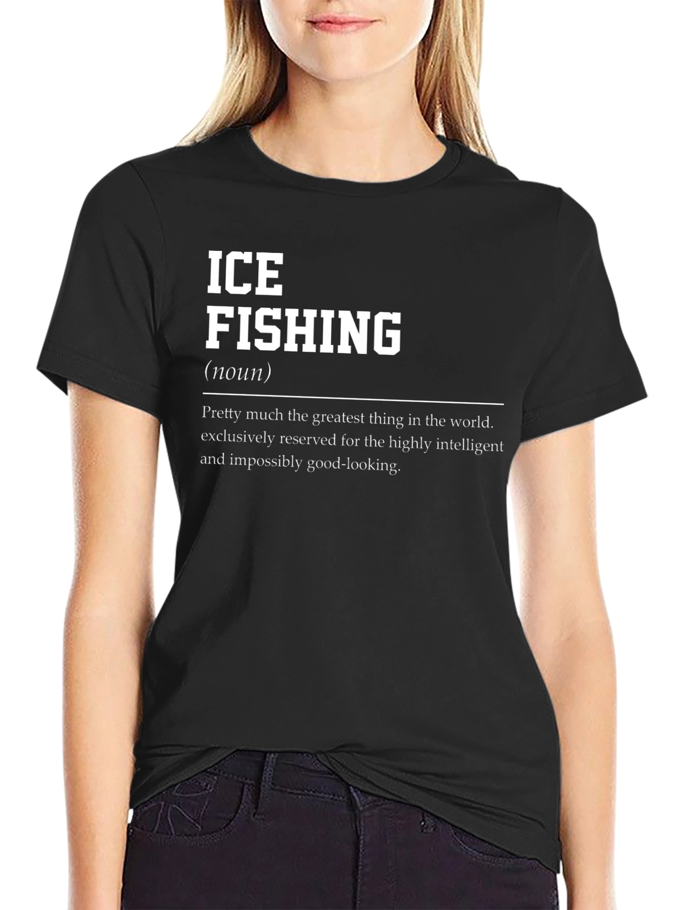 Ice Fishing Definition T-Shirt