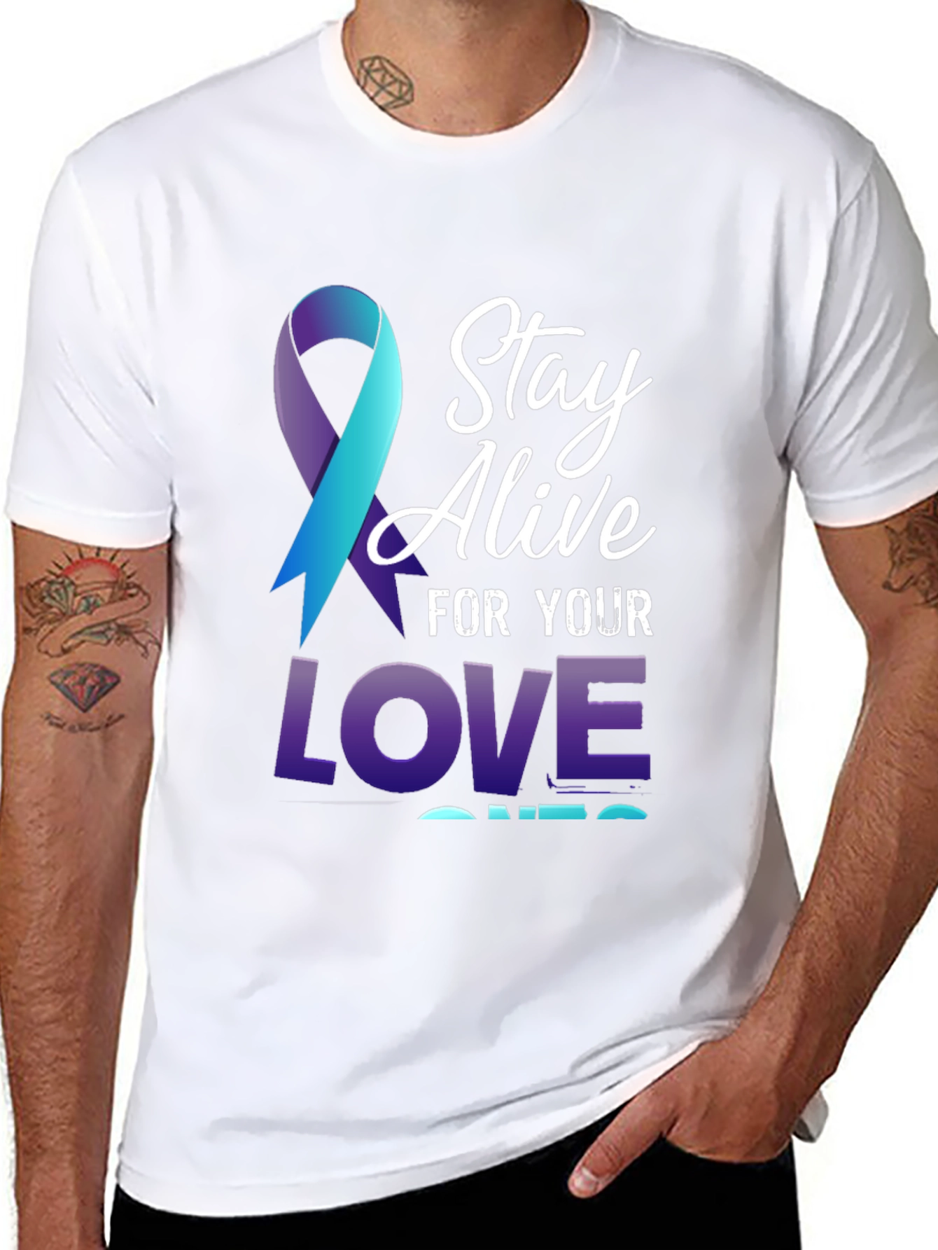 Stay Alive T-Shirt - Mental Health Awareness Tee