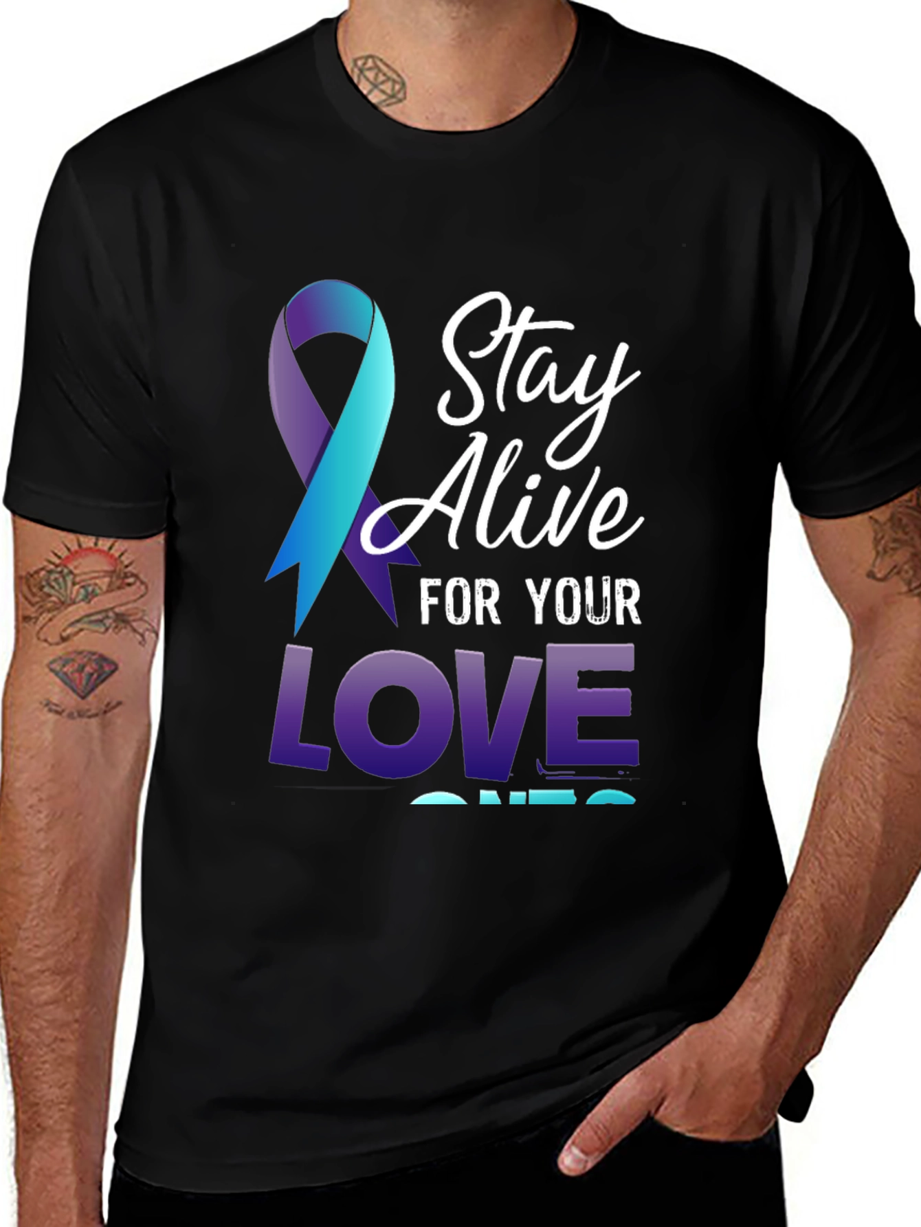 Stay Alive T-Shirt - Mental Health Awareness Tee
