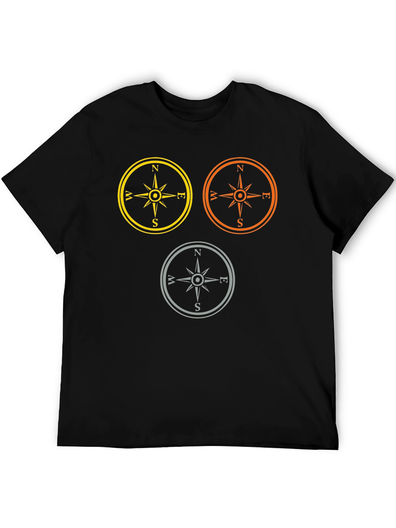 Compass Rose T-Shirt - Classic Navigation Design