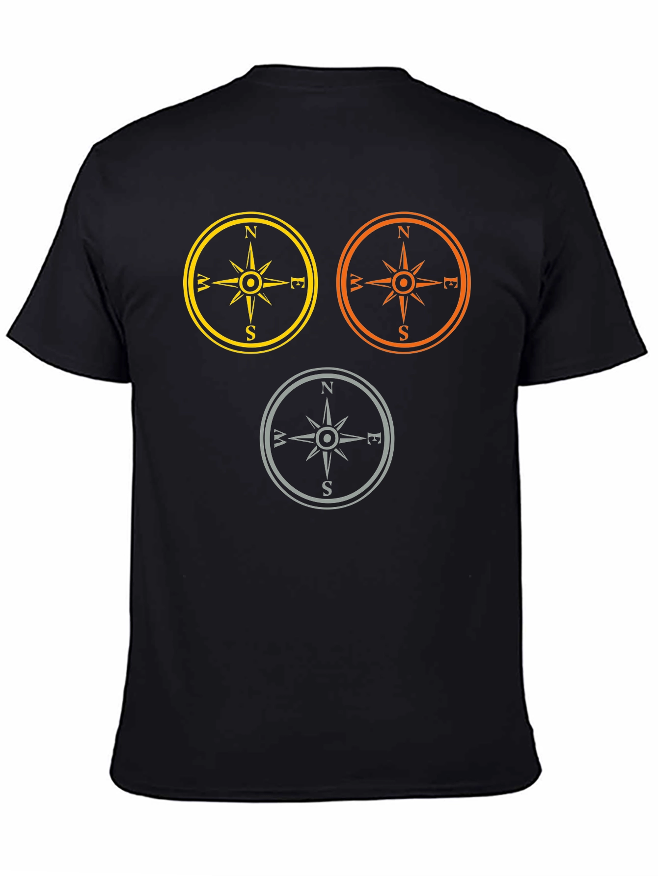 Compass Rose T-Shirt - Classic Navigation Design