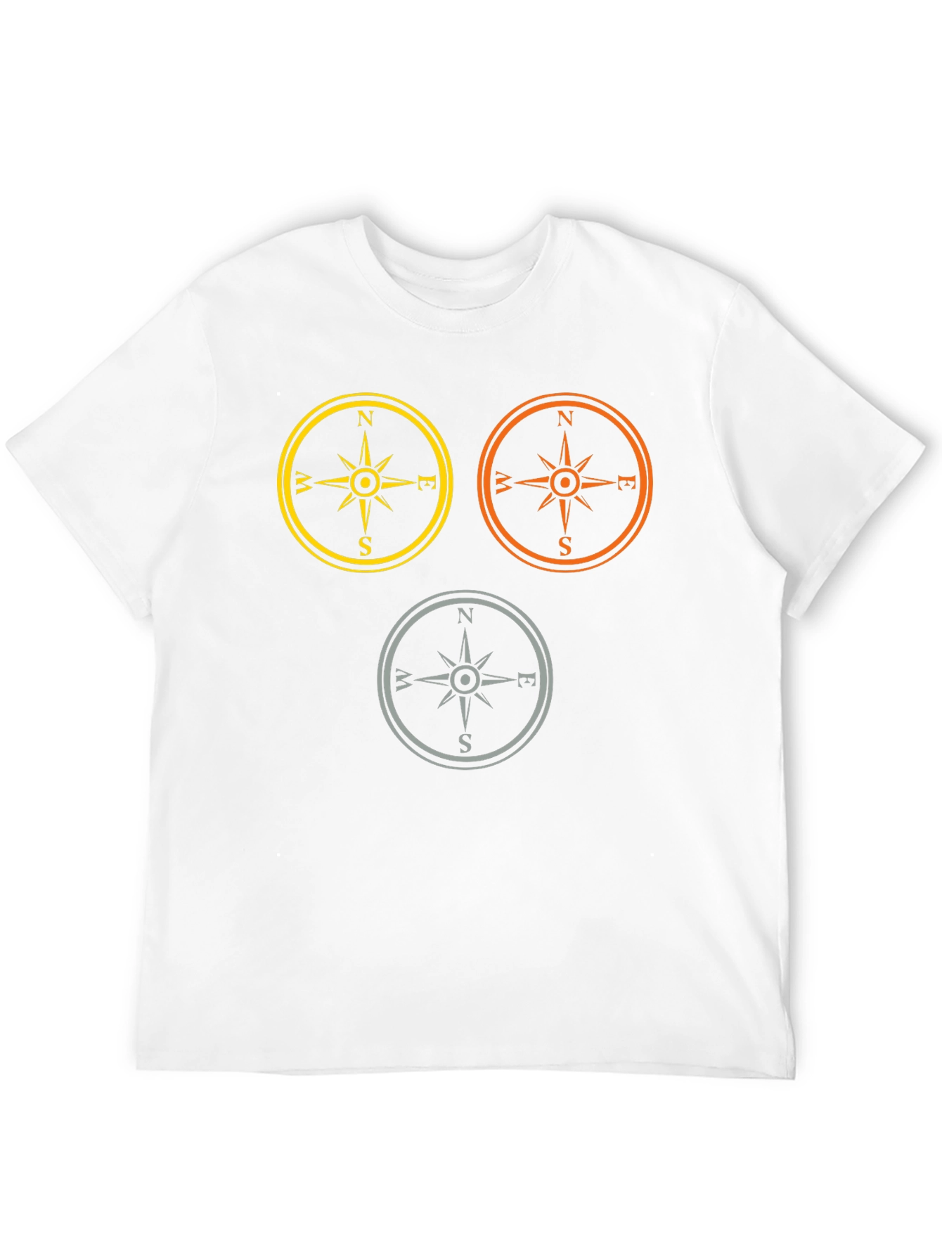 Compass Rose T-Shirt - Classic Navigation Design