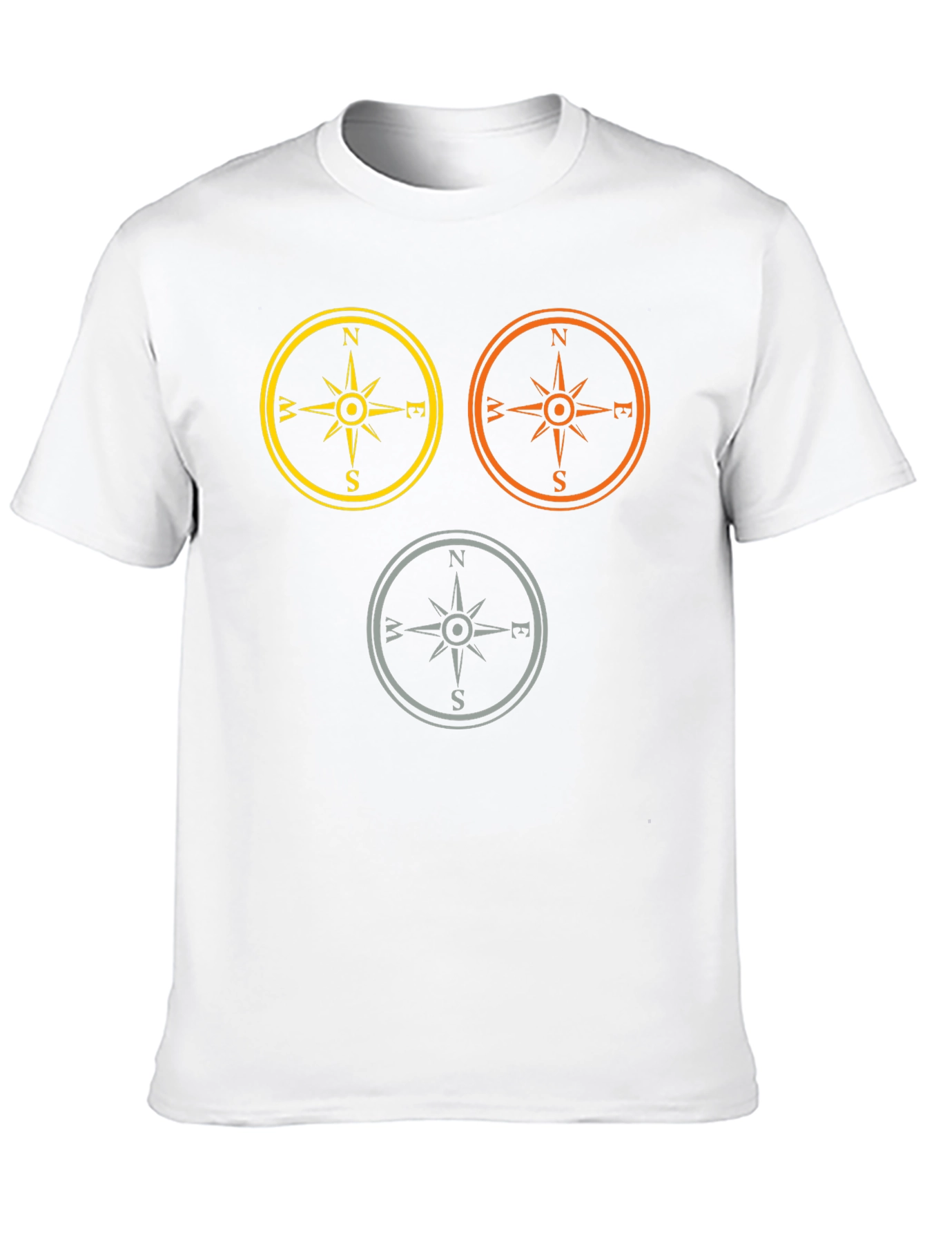 Compass Rose T-Shirt - Classic Navigation Design
