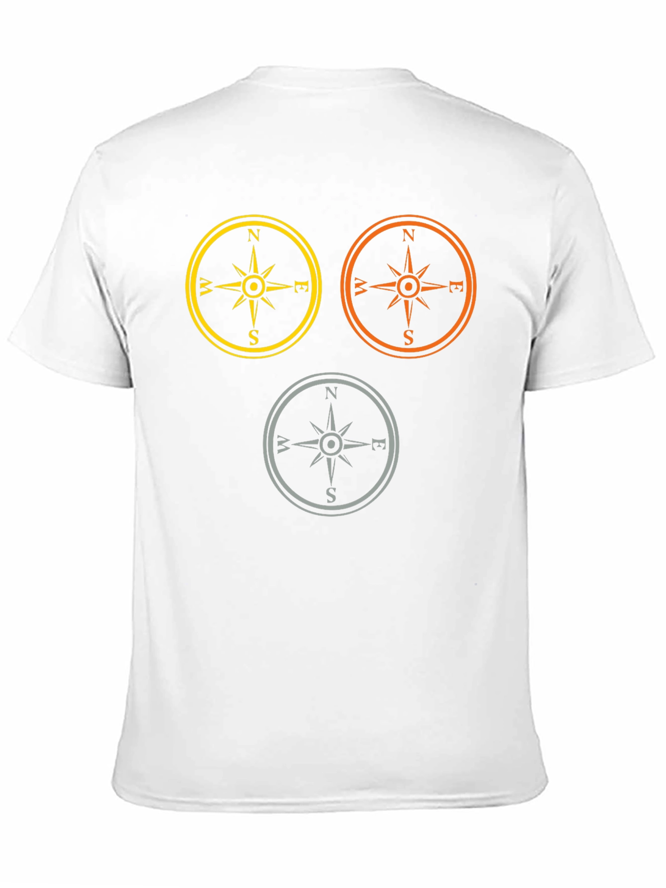 Compass Rose T-Shirt - Classic Navigation Design