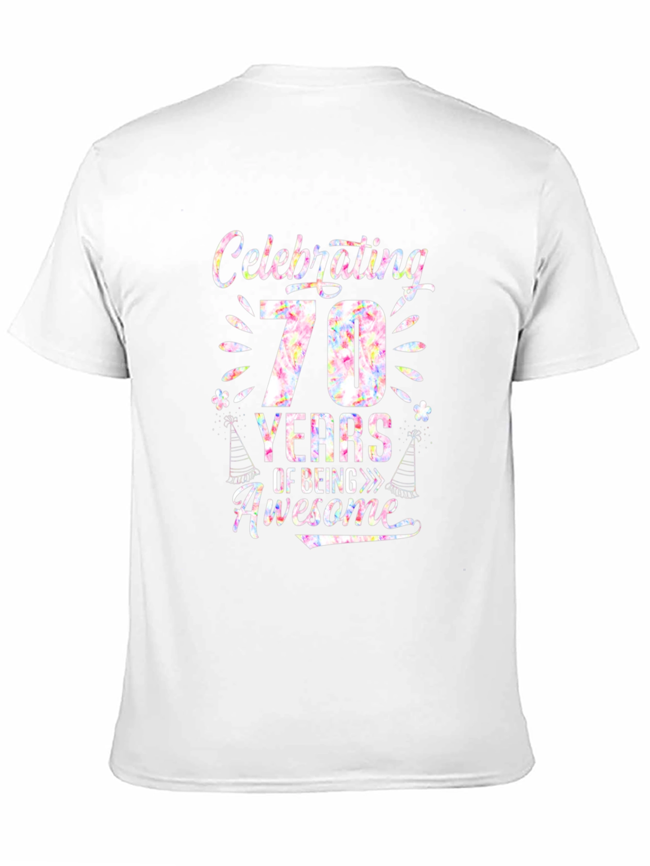Celebrating 70 Years of Being Awesome Black T-Shirt