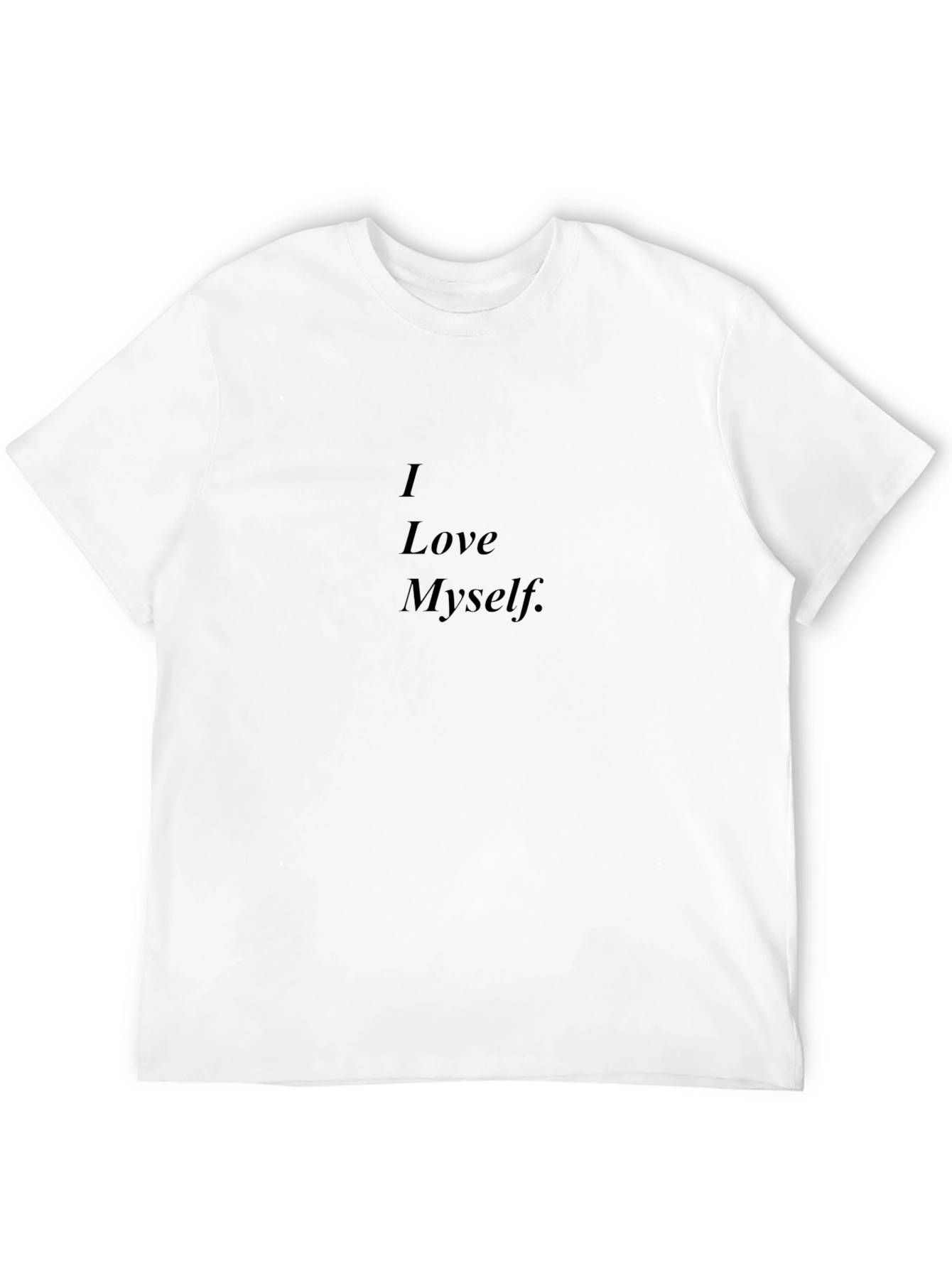 I Love Myself Black T-Shirt