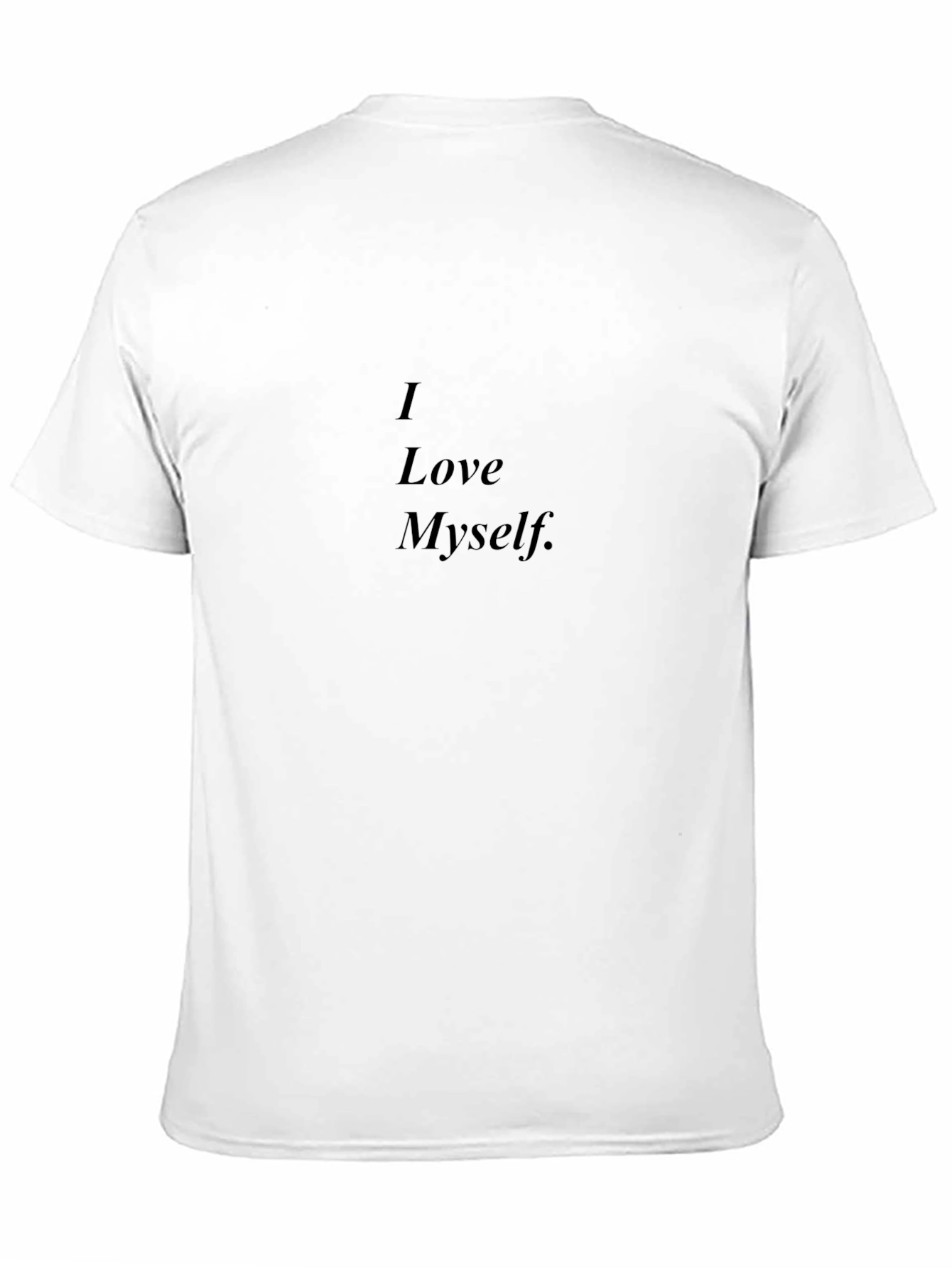 I Love Myself Black T-Shirt