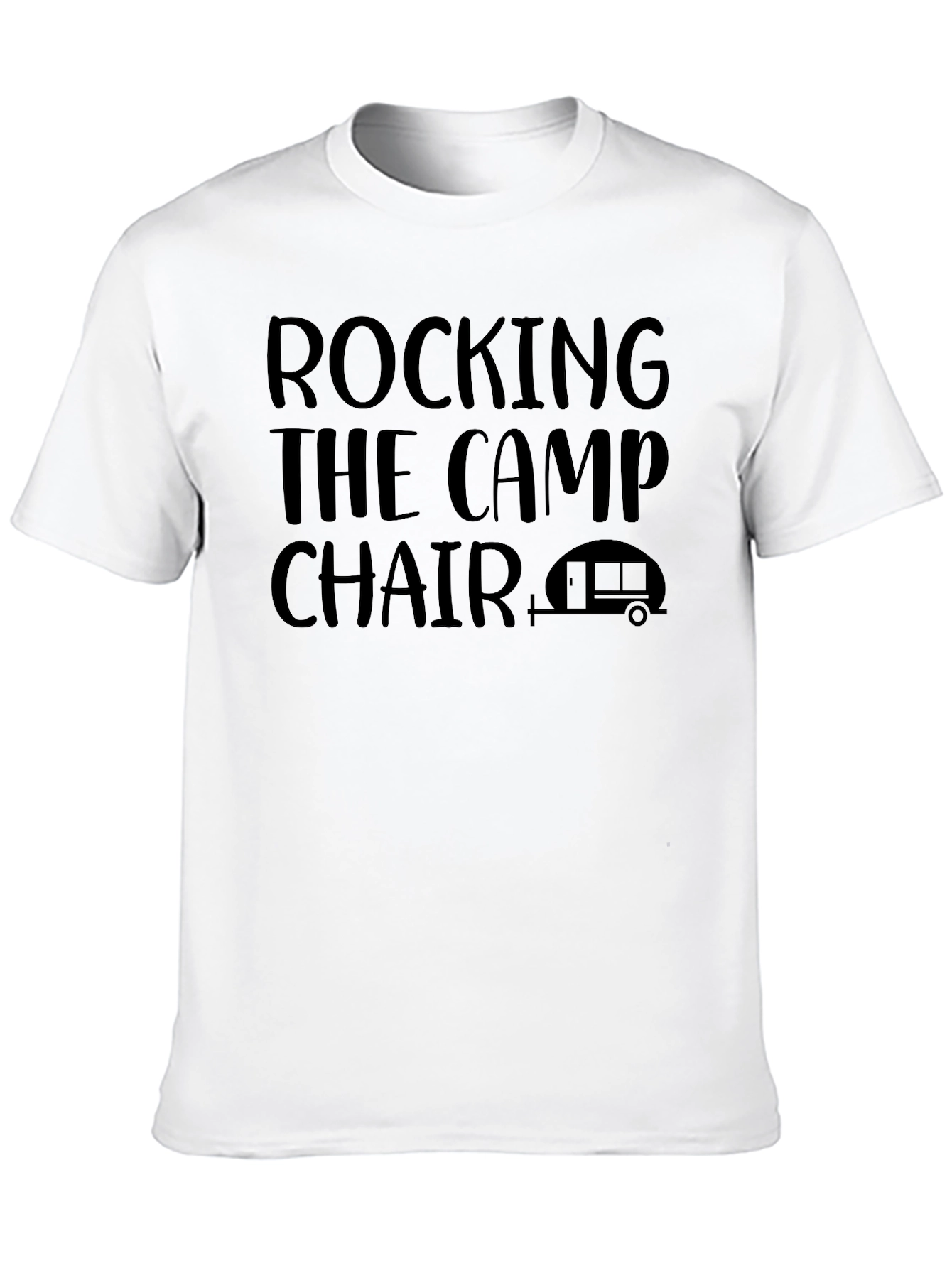 Rocking The Camp Chair Black T-Shirt