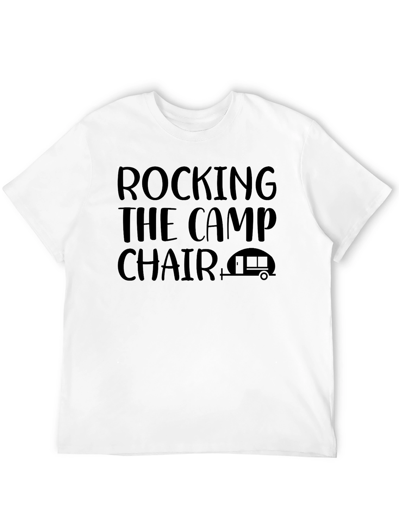 Rocking The Camp Chair Black T-Shirt