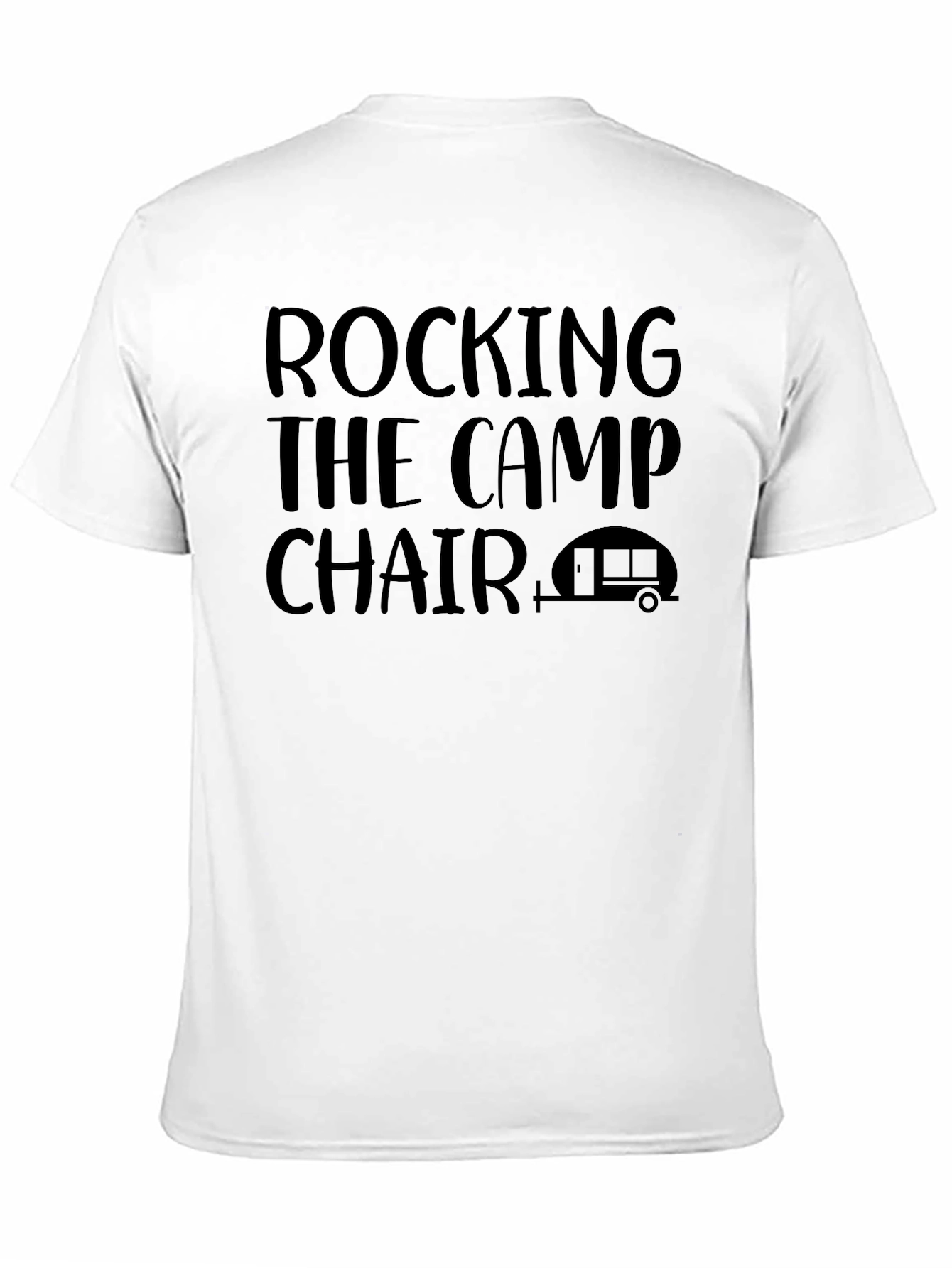 Rocking The Camp Chair Black T-Shirt