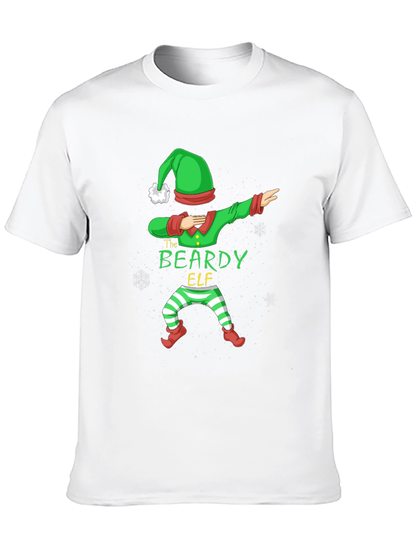 The Beardy Elf T-Shirt - Dab Christmas