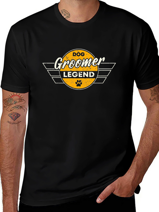 Dog Groomer Legend Black T-Shirt