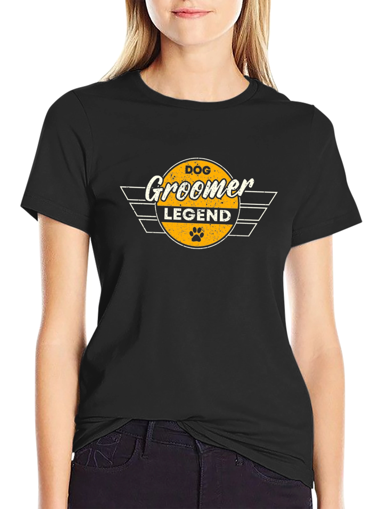 Dog Groomer Legend Black T-Shirt