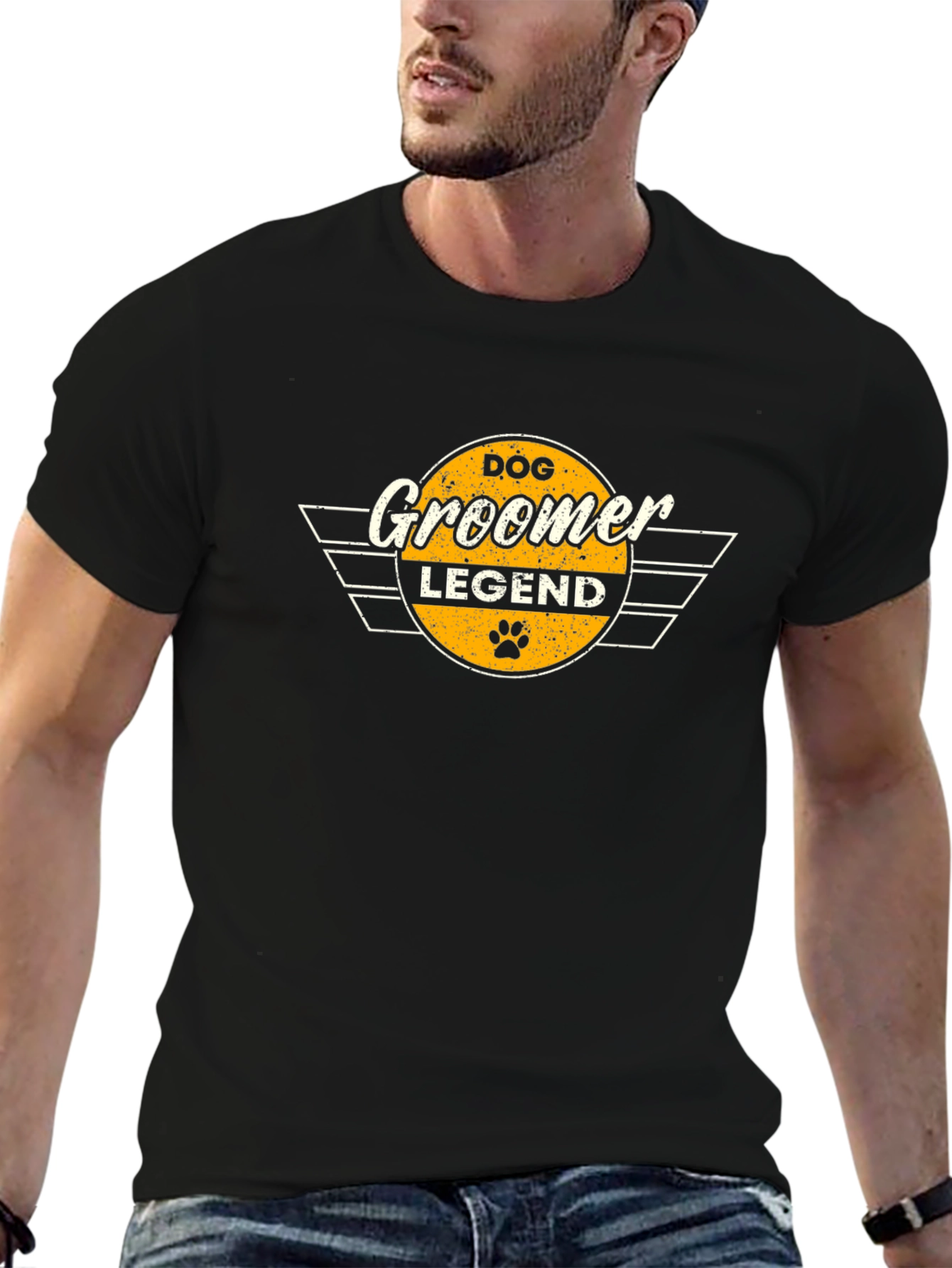 Dog Groomer Legend Black T-Shirt