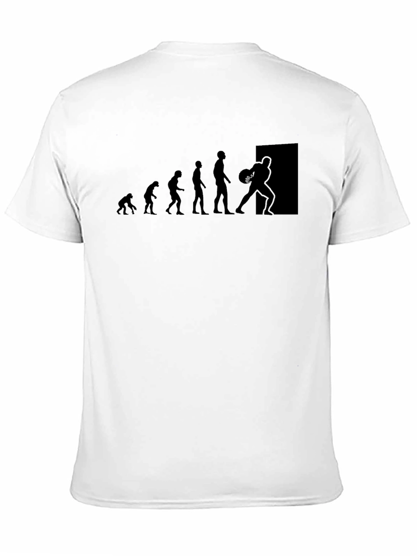 Evolution of Basketball Black T-Shirt
