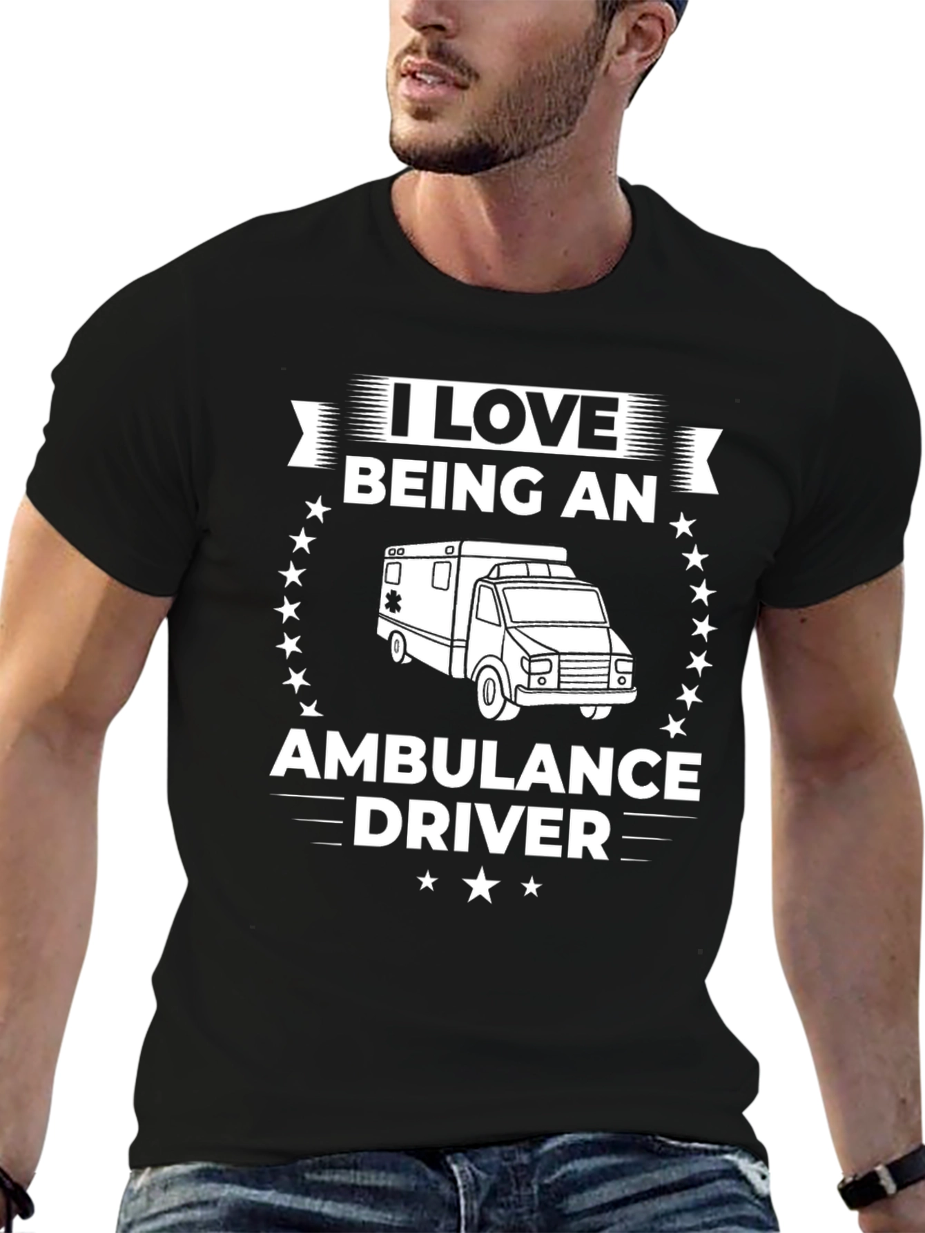 I Love Being An Ambulance Driver Graphic Tee